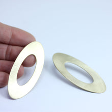 GIANT OPEN OVAL STUDS