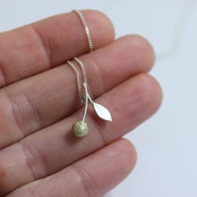 CHERRY AND LEAF PENDANT