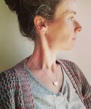 HOLLOW CONSTRUCTED HEART PENDANT