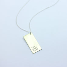 3 WORDS PENDANT