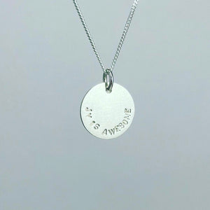 HAND-CUT DISK WITH LITTLE PHRASE